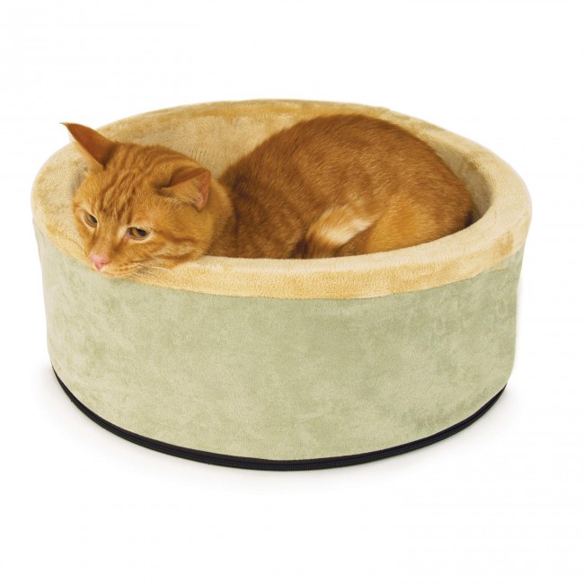 thermo-kitty-bed heated cat bed