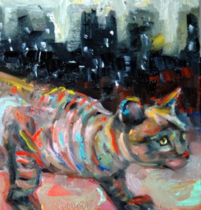 Lil Alley Cat by Rachel K Schlueter