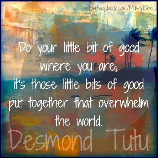 acts of doing good and kindness