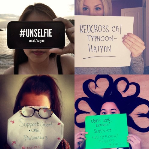 Be "UNSELFIE"
